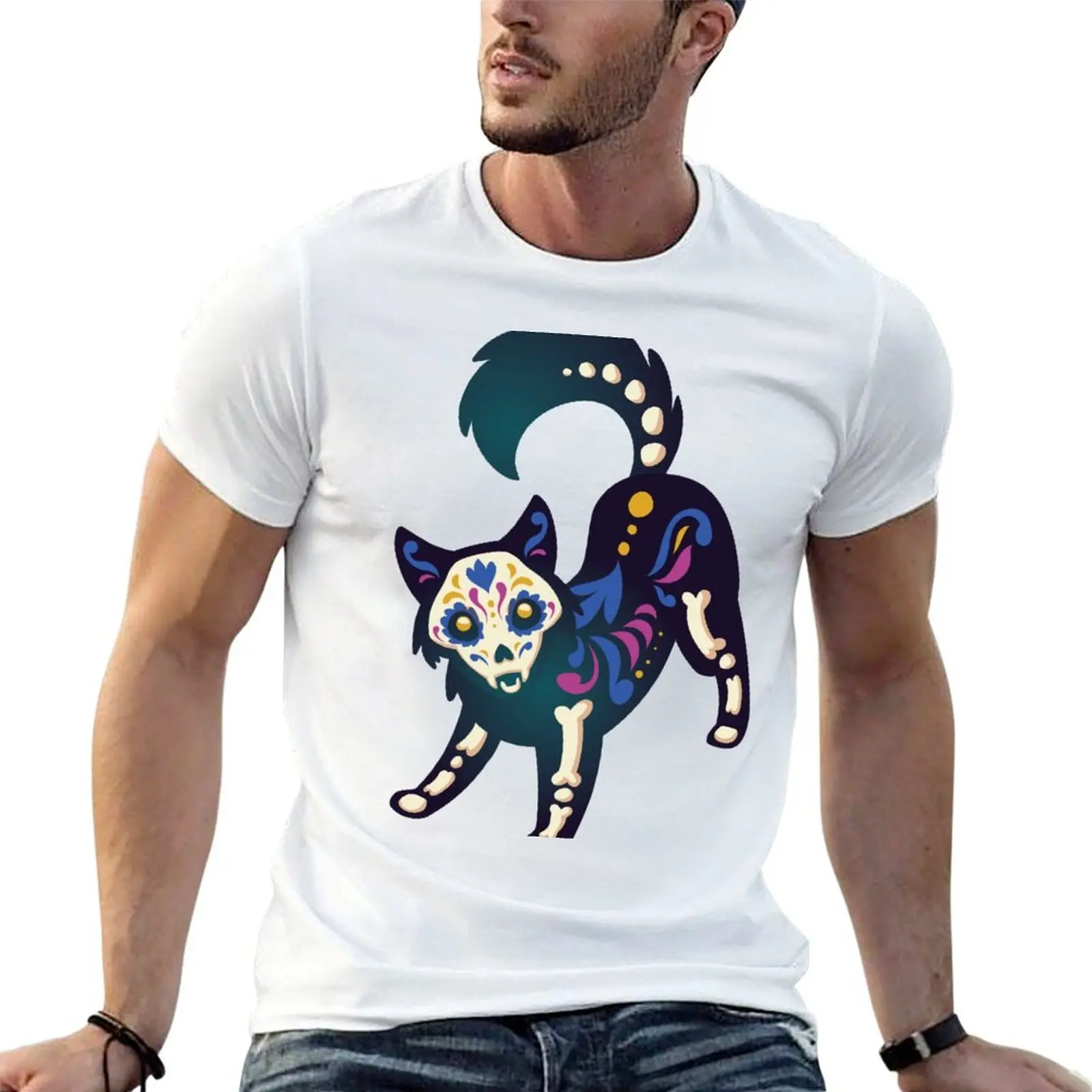 day of the dead dog T-Shirt man t shirt heavy cotton man t shirts graphic cotton t shirts man 100% T-shirt
day of the dead dog T-Shirt man t shirt heavy cotton man t shirts graphic cotton t shirts man 100% T-shirt