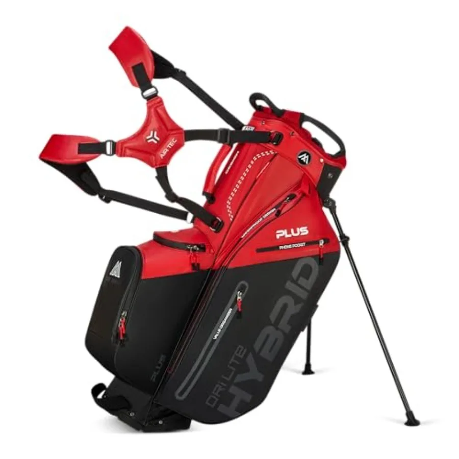 Dri Lite Hybrid Plus 14 Way Divider Golf Stand Bag, Waterproof, Lightweight, Dual Strap, Fits Push Carts
Dri Lite Hybrid Plus 14 Way Divider Golf Stand Bag, Waterproof, Lightweight, Dual Strap, Fits Push Carts
