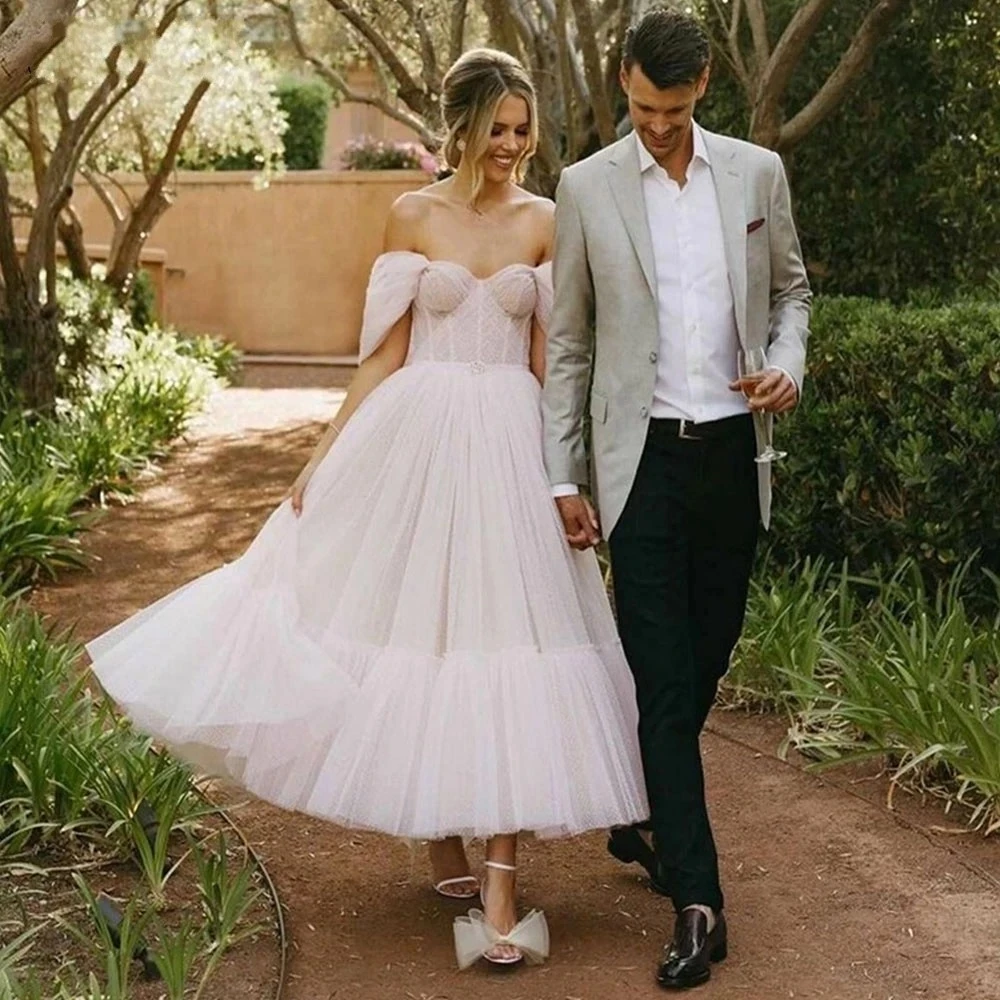ANGELSBRIDEP Light Pink Tulle Evening Party Prom Dresses Gown Off-Shoulder Fashion Princess Birthday Dress Tea Length Plus Size
ANGELSBRIDEP Light Pink Tulle Evening Party Prom Dresses Gown Off-Shoulder Fashion Princess Birthday Dress Tea Length Plus Size