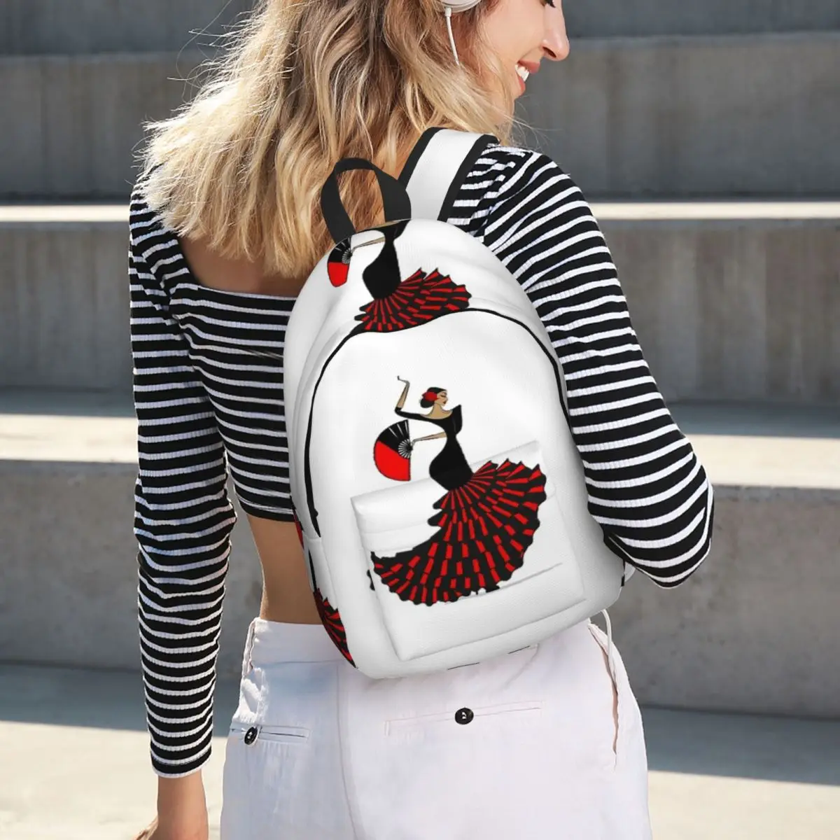 Flamenco Backpack Hot Sale Daypack Large Capacity Boys Girls BookBag School Bag Shoulder Bags for Men Women
Flamenco Backpack Hot Sale Daypack Large Capacity Boys Girls BookBag School Bag Shoulder Bags for Men Women
