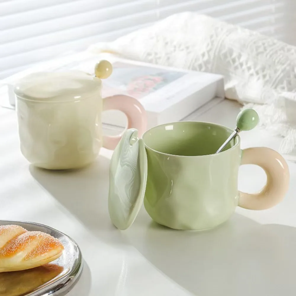 Drinkware Splicing Colors Ceramic Coffee Mug Exquisite with Spoon Milk Mug Hand-held Portable Water Cup Birthday Gift
Drinkware Splicing Colors Ceramic Coffee Mug Exquisite with Spoon Milk Mug Hand-held Portable Water Cup Birthday Gift