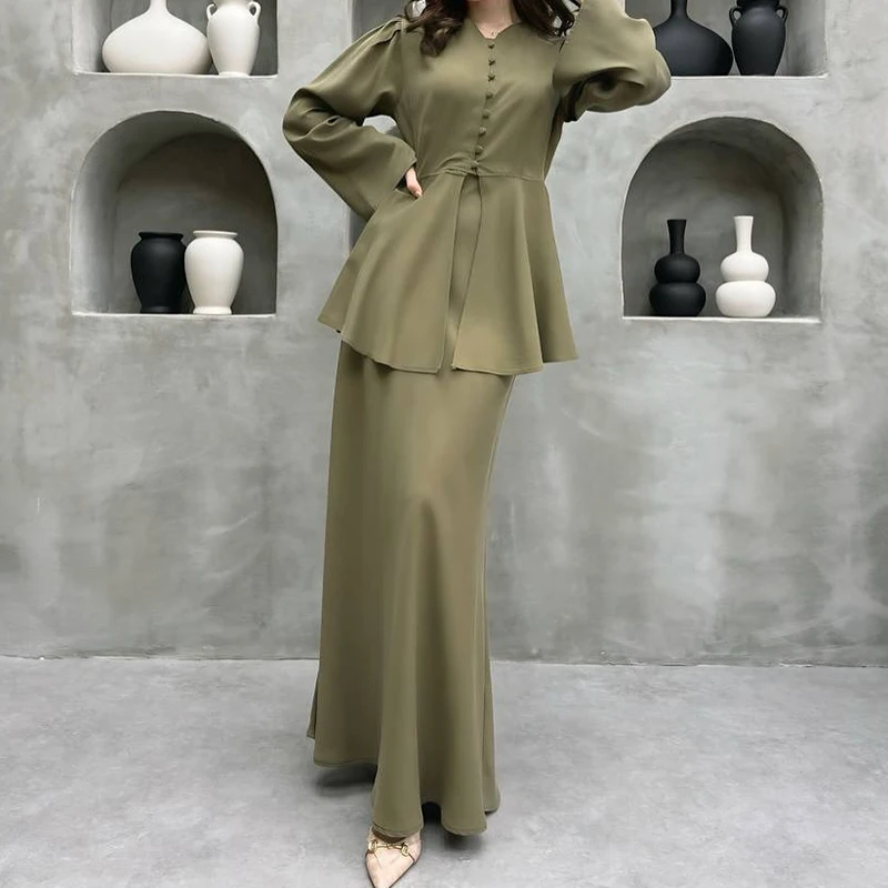 Temperament Single Breasted Tops&Wrap Hips Skirts Set Fashion Long Sleeve Satin Suit With Skirts Elegant Lady Solid Slim 2 Piece
Temperament Single Breasted Tops&Wrap Hips Skirts Set Fashion Long Sleeve Satin Suit With Skirts Elegant Lady Solid Slim 2 Piece