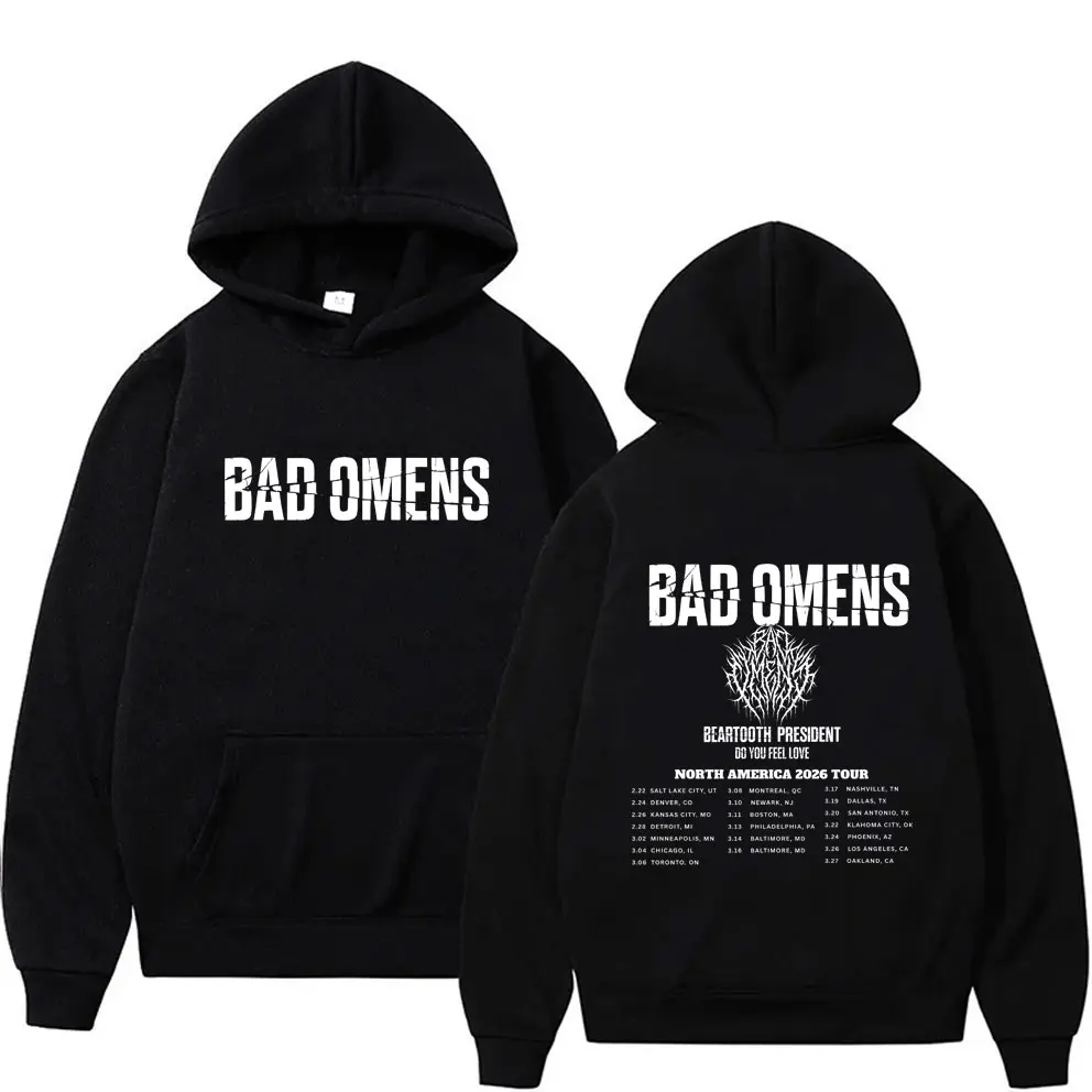 Bad Omens Do You Feel Love Tour 2026 Hoodie Men Women Clothing Y2k Retro Rock Gothic Metal Hoodies Male Fashion Hooded Tracksuit
Bad Omens Do You Feel Love Tour 2026 Hoodie Men Women Clothing Y2k Retro Rock Gothic Metal Hoodies Male Fashion Hooded Tracksuit