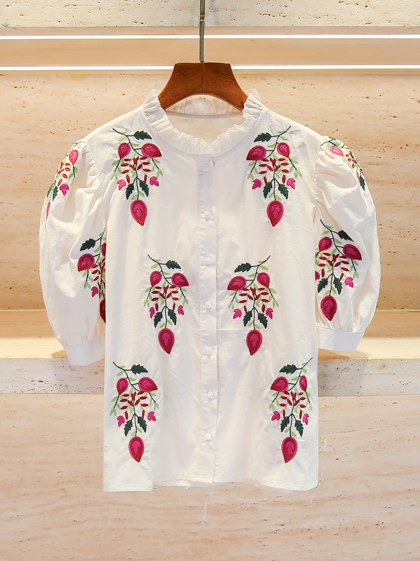 South Oil High-End Women's Summer 2025 Bubble Sve irt Embroidered Heavy Work Patchwork Wooden Trim Commute Sle
South Oil High-End Women's Summer 2025 Bubble Sve irt Embroidered Heavy Work Patchwork Wooden Trim Commute Sle