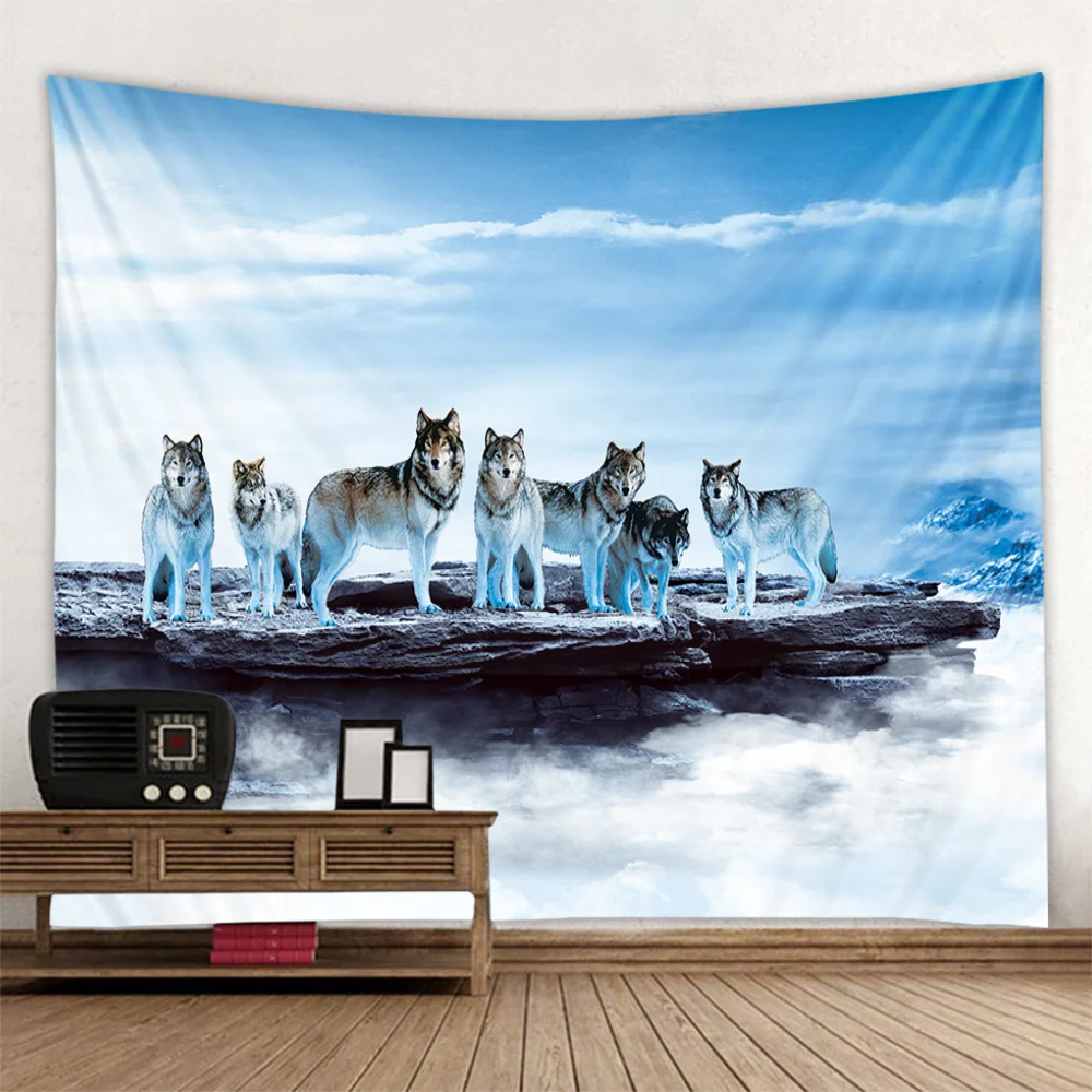 Jungle Wolf Tapestry Wall Hanging Animal Aesthetics Art Decoration Bedroom Living Room Dormitory Background Cloth Poster
Jungle Wolf Tapestry Wall Hanging Animal Aesthetics Art Decoration Bedroom Living Room Dormitory Background Cloth Poster