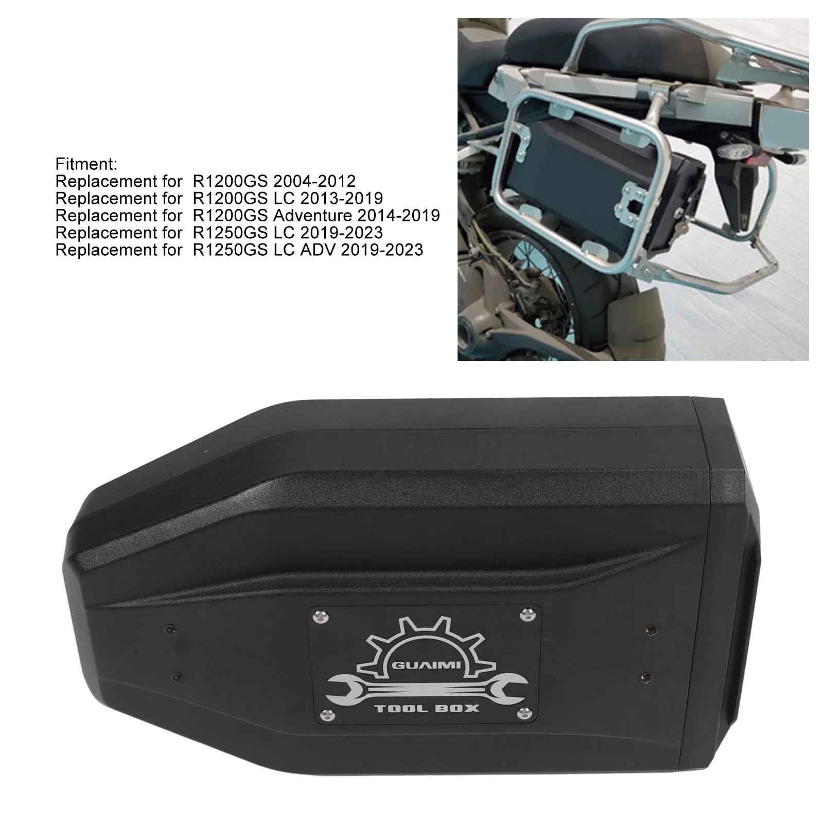 Motorcycle Toolbox Practical Stylish Portable Motorcycle Side Toolbox for BMW R1200GS R1200GS Adventure R1250GS LC ADV
Motorcycle Toolbox Practical Stylish Portable Motorcycle Side Toolbox for BMW R1200GS R1200GS Adventure R1250GS LC ADV