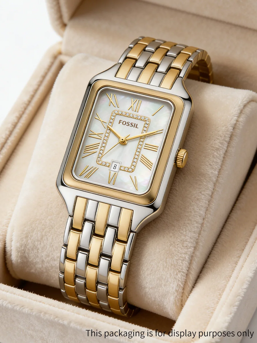 Fossil Raquel ES5305 Women Watch Luxury Two-Tone Stainless Steel Rectangular Quartz Wristwatch Fashion Ladies Gift Reloj Mujer
Fossil Raquel ES5305 Women Watch Luxury Two-Tone Stainless Steel Rectangular Quartz Wristwatch Fashion Ladies Gift Reloj Mujer