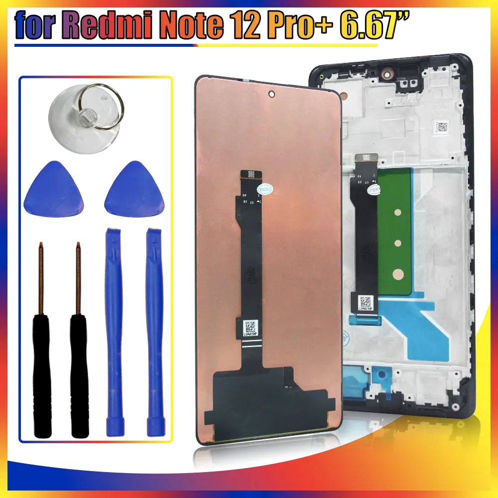 New AMOLED LCD for Xiaomi Redmi Note 12 Pro Plus LCD Display 22101316UG Touch Screen Digitizer for Redmi Note 12 Pro Plus LCD
New AMOLED LCD for Xiaomi Redmi Note 12 Pro Plus LCD Display 22101316UG Touch Screen Digitizer for Redmi Note 12 Pro Plus LCD
