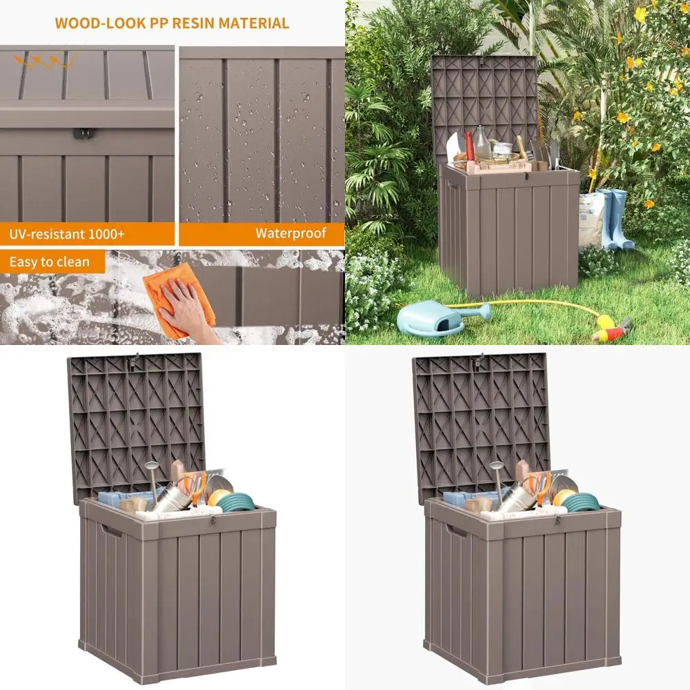 Ящик для хранения на открытом воздухе, подушка для мебели для патио и контейнер для садовых инструментов, серый
Ящик для хранения на открытом воздухе, подушка для мебели для патио и контейнер для садовых инструментов, серый