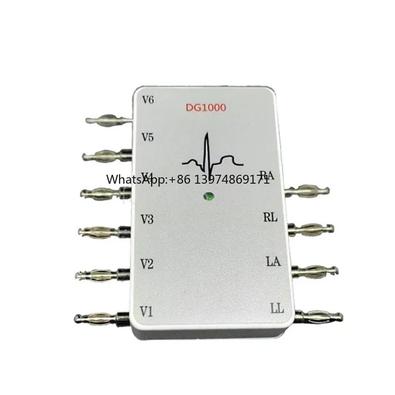 ECG Signal Simulator DG1000 | ECG Generator Pulse Signal Simulation Generator Portable Medical Test Signal Source
ECG Signal Simulator DG1000 | ECG Generator Pulse Signal Simulation Generator Portable Medical Test Signal Source