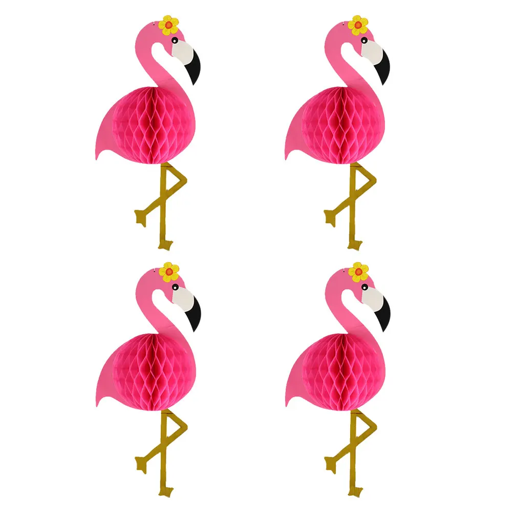 4pcs Flamingo Honeycomb Ball Decorations Three Dimensional Ornaments Bedroom Kids Room Hanging
4pcs Flamingo Honeycomb Ball Decorations Three Dimensional Ornaments Bedroom Kids Room Hanging