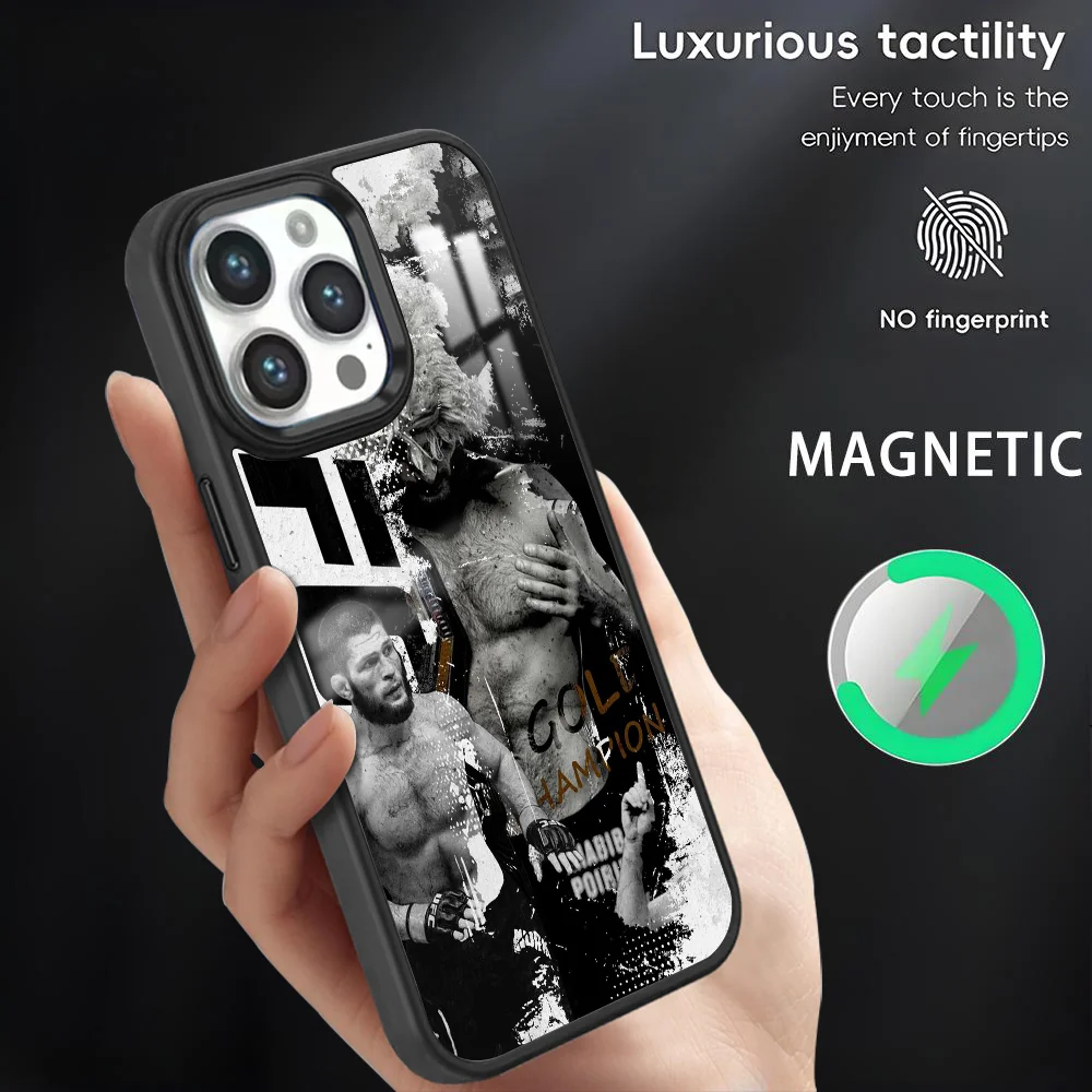 K-Khabib NurmagomedovS Phone Case For iPhone 16 15 14 13 12 11 Pro Max Plus Mini Magnetic Magsafe Wireless Charging Cover Coque
K-Khabib NurmagomedovS Phone Case For iPhone 16 15 14 13 12 11 Pro Max Plus Mini Magnetic Magsafe Wireless Charging Cover Coque
