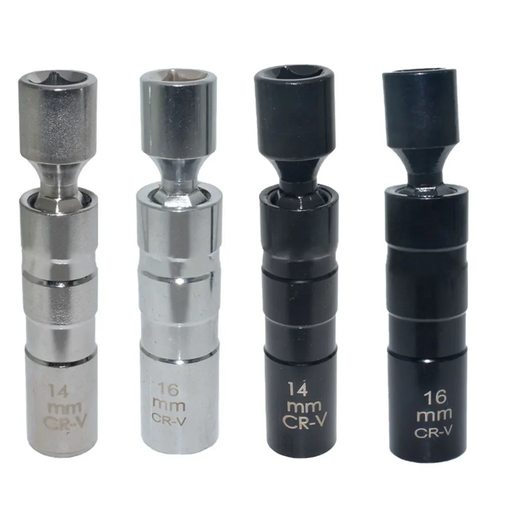 2pcs Spark Plug Socket Wrench Adapter 14mm16mm Universal Joint With Magnetic Flexible Socket Wall 3/8" Drive Car Repair Tools
2pcs Spark Plug Socket Wrench Adapter 14mm16mm Universal Joint With Magnetic Flexible Socket Wall 3/8" Drive Car Repair Tools