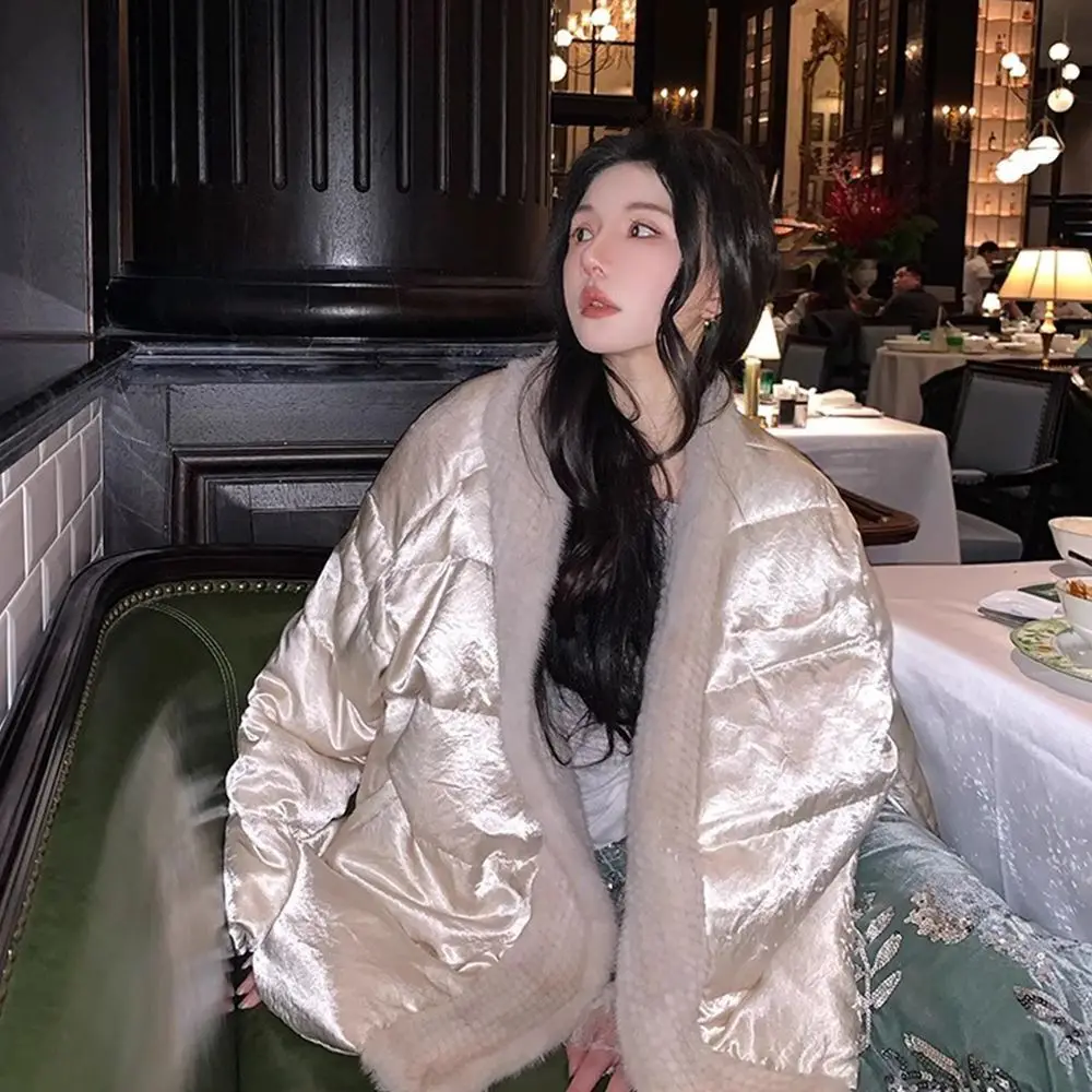 Winter Women Short Parkas Fashion Thicken Warm Oversized Puffer Jacket Female White Duck Down Coat Casual Loose Snow Outerwear
Winter Women Short Parkas Fashion Thicken Warm Oversized Puffer Jacket Female White Duck Down Coat Casual Loose Snow Outerwear