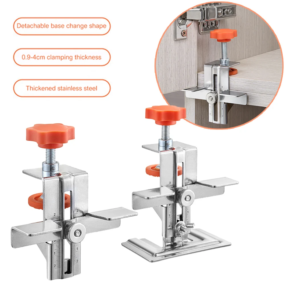 Приспособление для монтажа дверей шкафа из нержавеющей стали, многофункциональный деревообрабатывающий локатор для установки дверей шкафа, регулируемый вспомогательный инструмент 
Приспособление для монтажа дверей шкафа из нержавеющей стали, многофункциональный деревообрабатывающий локатор для установки дверей шкафа, регулируемый вспомогательный инструмент