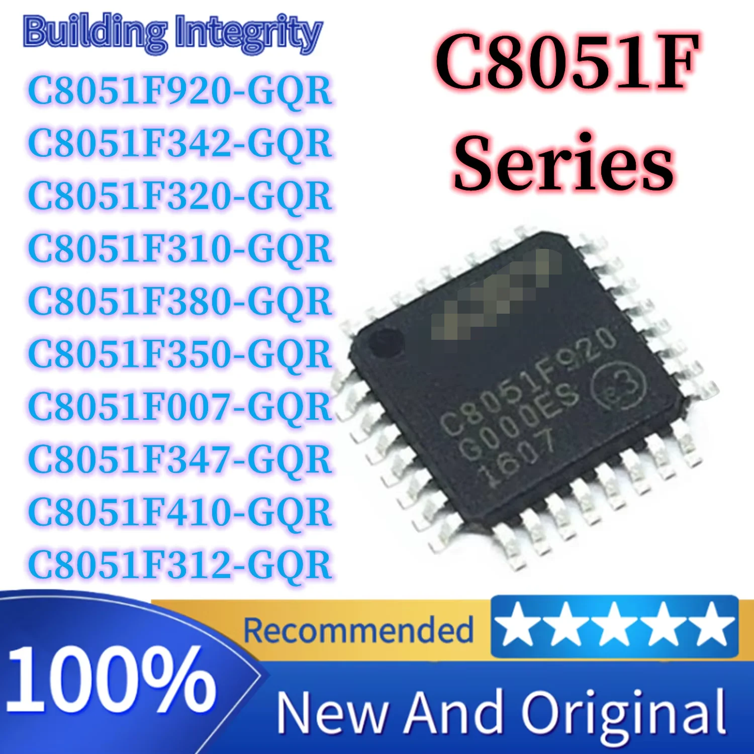10PCS C8051F920-GQR C8051F342 C8051F320 C8051F310 C8051F380 C8051F350 C8051F007 C8051F347 C8051F410 C8051F312 Brand New LQFP 32
10PCS C8051F920-GQR C8051F342 C8051F320 C8051F310 C8051F380 C8051F350 C8051F007 C8051F347 C8051F410 C8051F312 Brand New LQFP 32