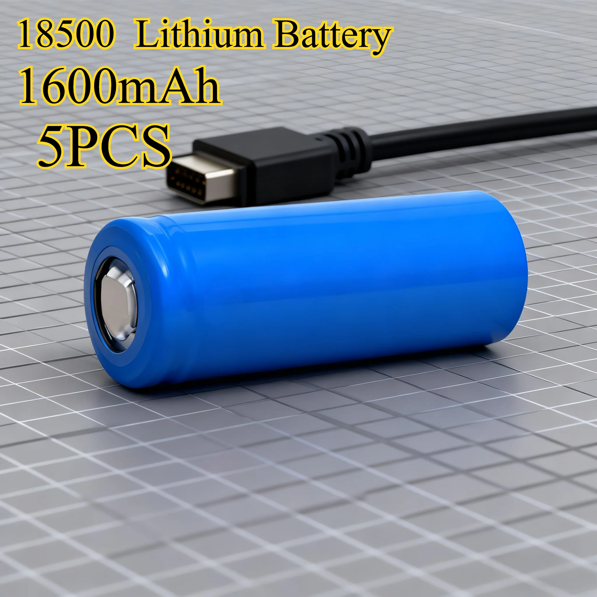 5 шт., 1600 мАч, 18500, мощная литиевая аккумуляторная батарея для Bluetooth, портативный принтер, соковыжималка, чашка, электроинструменты, быстрая зарядка
5 шт., 1600 мАч, 18500, мощная литиевая аккумуляторная батарея для Bluetooth, портативный принтер, соковыжималка, чашка, электроинструменты, быстрая зарядка