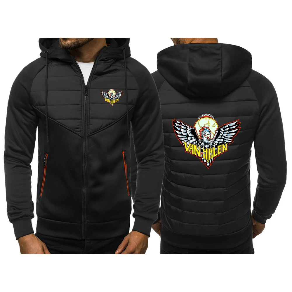 2024 Spring Autumn Men's Van Halen Logo Printed Personality High-Quality Cardigan Comfortable Zipper Cotton Splicing Jacket Coat
2024 Spring Autumn Men's Van Halen Logo Printed Personality High-Quality Cardigan Comfortable Zipper Cotton Splicing Jacket Coat