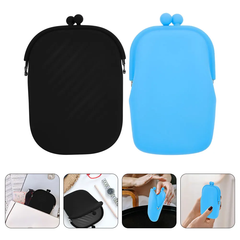 2Pcs Cute Coin Purse for Mini Silicone Wallet Portable Organizer for Coins Keys Cards Trendy Pastel Color Hand Carry Pouch
2Pcs Cute Coin Purse for Mini Silicone Wallet Portable Organizer for Coins Keys Cards Trendy Pastel Color Hand Carry Pouch