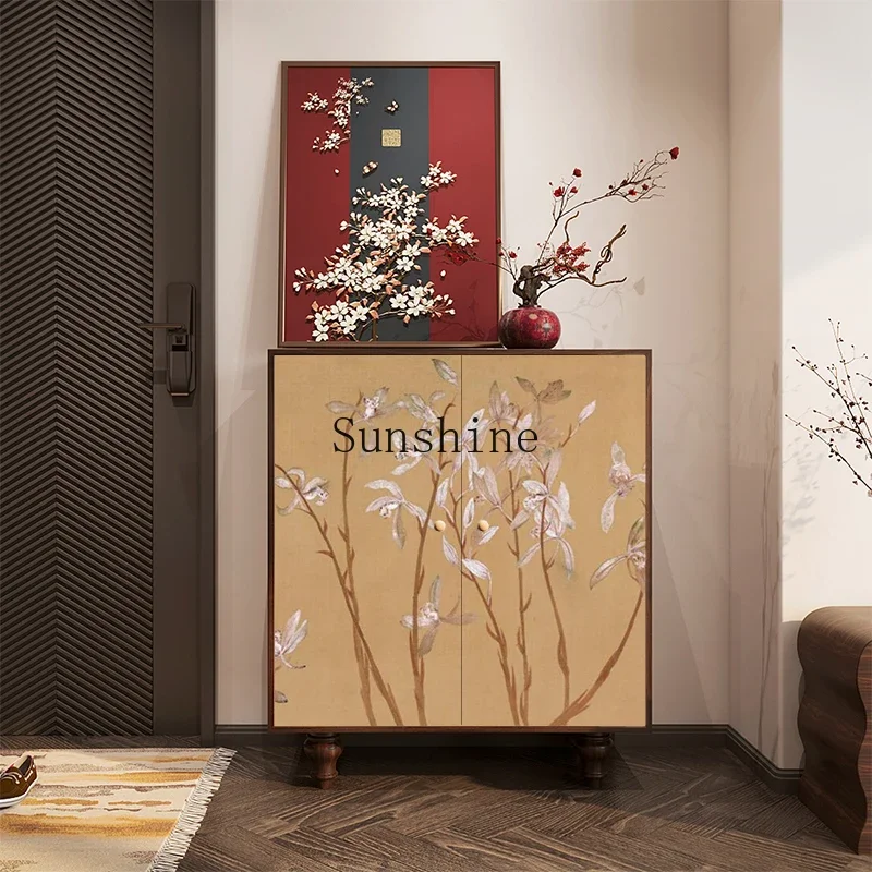 Chinese flower solid wood shoe cabinet household small apartment large capacity storage cabinet
Chinese flower solid wood shoe cabinet household small apartment large capacity storage cabinet