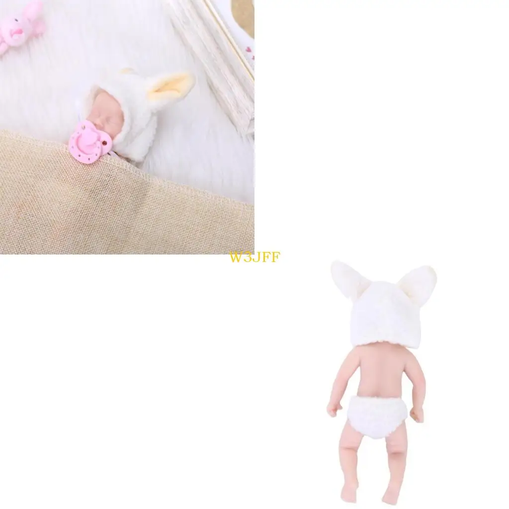 W3JF 6’’ Life Like Reborns Doll Toy Figure Interaction Fullbody Silicone Girl Doll that Looks Real with EyesClosed
W3JF 6’’ Life Like Reborns Doll Toy Figure Interaction Fullbody Silicone Girl Doll that Looks Real with EyesClosed