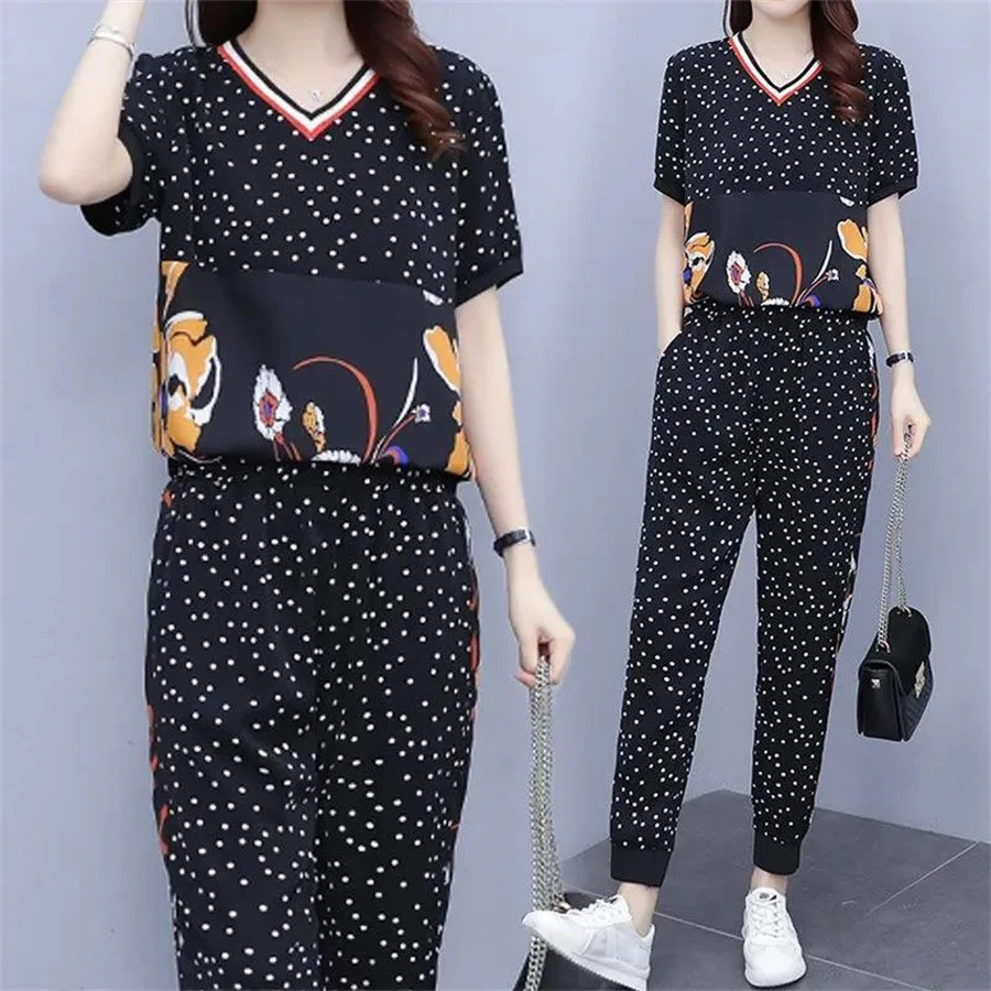 Set Woman 2 Pieces Harajuku Style Casual Sports Suit Summer 2022 New Korean Loose Fashion Trend Gym Workout Training Sportswear
Set Woman 2 Pieces Harajuku Style Casual Sports Suit Summer 2022 New Korean Loose Fashion Trend Gym Workout Training Sportswear