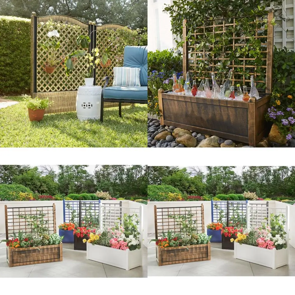 Набор изстойких полипропиленовых решеток для открытого сада, высота 54, бронзовая отделка, идеально подходит для вьющихся растений
Набор изстойких полипропиленовых решеток для открытого сада, высота 54, бронзовая отделка, идеально подходит для вьющихся растений