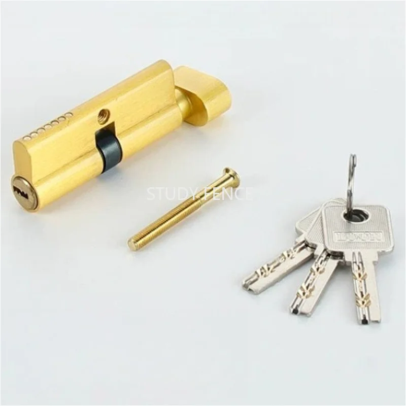 1pc 70/80/90mm Universal Lock Cylinder, Metal Indoor Door Lock Core, Old Style Wooden Door Lock Core, Hardware Accessories
1pc 70/80/90mm Universal Lock Cylinder, Metal Indoor Door Lock Core, Old Style Wooden Door Lock Core, Hardware Accessories