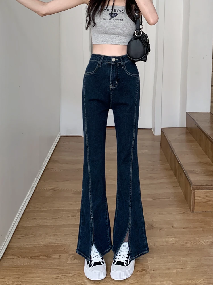 Woman Jeans Flare Low Waist Slim High Elastic Jeans For Women Pants2023 Korean Fashion Denim Pant Trousers
Woman Jeans Flare Low Waist Slim High Elastic Jeans For Women Pants2023 Korean Fashion Denim Pant Trousers