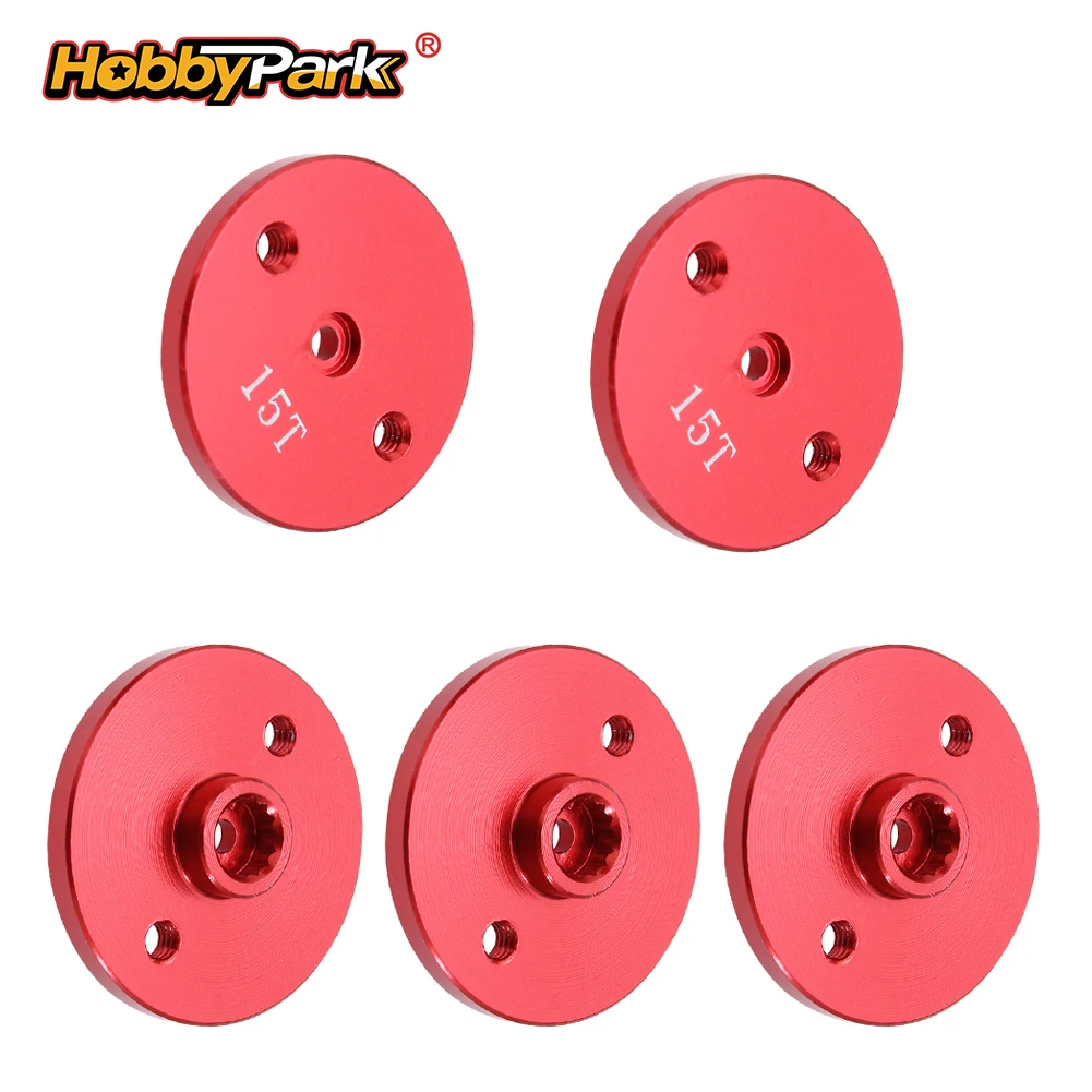 HobbyPark Replacement RC Servo Horn 15T Teeth Round Aluminum Metal Servo Disc Horn for Hitec HS-55 5Pcs
HobbyPark Replacement RC Servo Horn 15T Teeth Round Aluminum Metal Servo Disc Horn for Hitec HS-55 5Pcs