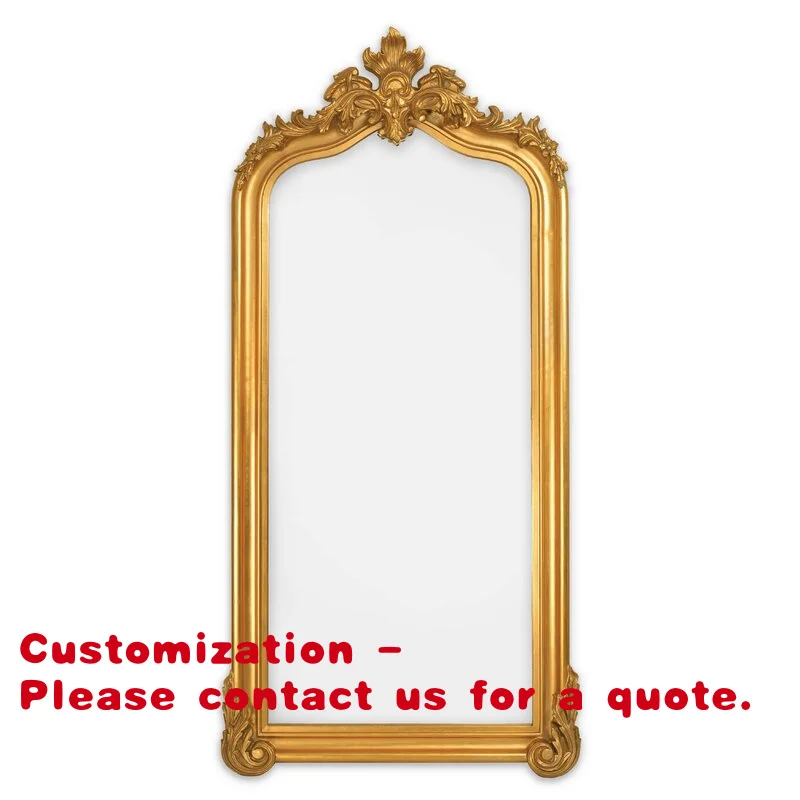 Customize.Polyurethane European Style Large Standing Mirror Classic Large Size Antique Golden Leaf Floor Mirror
Customize.Polyurethane European Style Large Standing Mirror Classic Large Size Antique Golden Leaf Floor Mirror