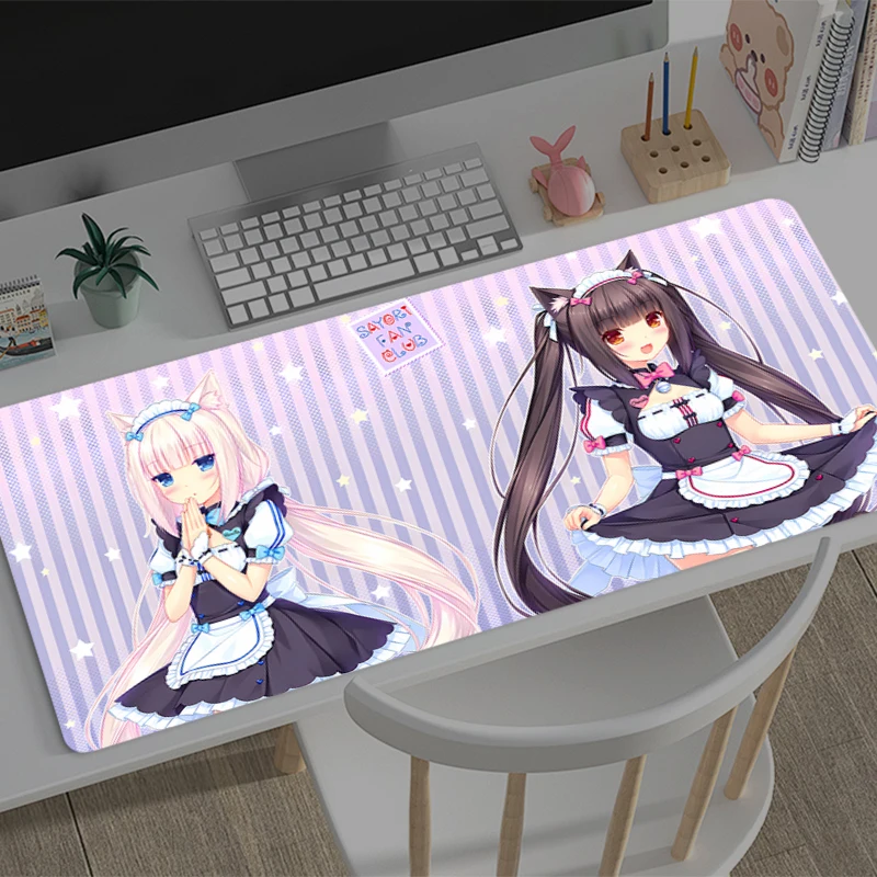 Mousepad N-nekopara Computer Game Mouse Pad Gaming Accessories Large Non-Slip Printing Deskmat Keyboard Pad PC carpet Mousepad
Mousepad N-nekopara Computer Game Mouse Pad Gaming Accessories Large Non-Slip Printing Deskmat Keyboard Pad PC carpet Mousepad