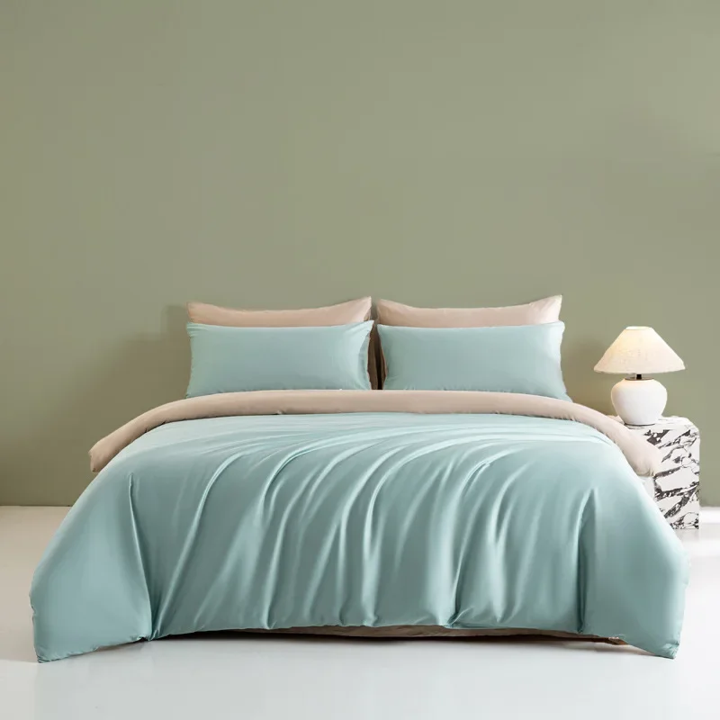 Class A 60S cotton four-piece set solid color pure cotton long-staple cotton bed sheet three-piece set student dormitory kit
Class A 60S cotton four-piece set solid color pure cotton long-staple cotton bed sheet three-piece set student dormitory kit