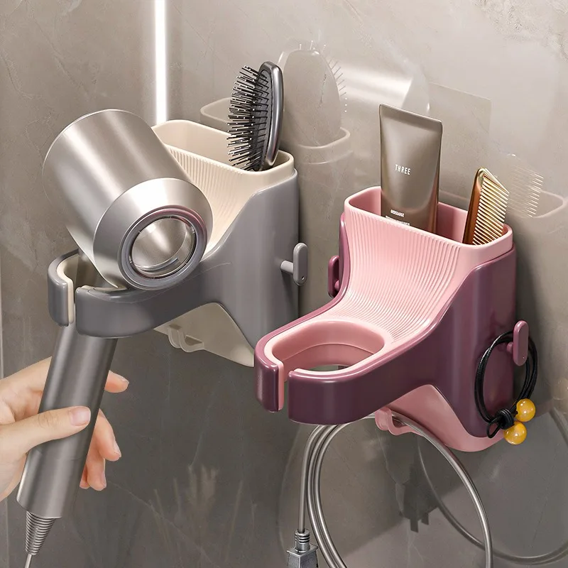 New Wall Mounted Hair Dryer Holder without Drilling Durable Storage Rack Multifunctional Convenient Storage Shelf for Bathroom
New Wall Mounted Hair Dryer Holder without Drilling Durable Storage Rack Multifunctional Convenient Storage Shelf for Bathroom
