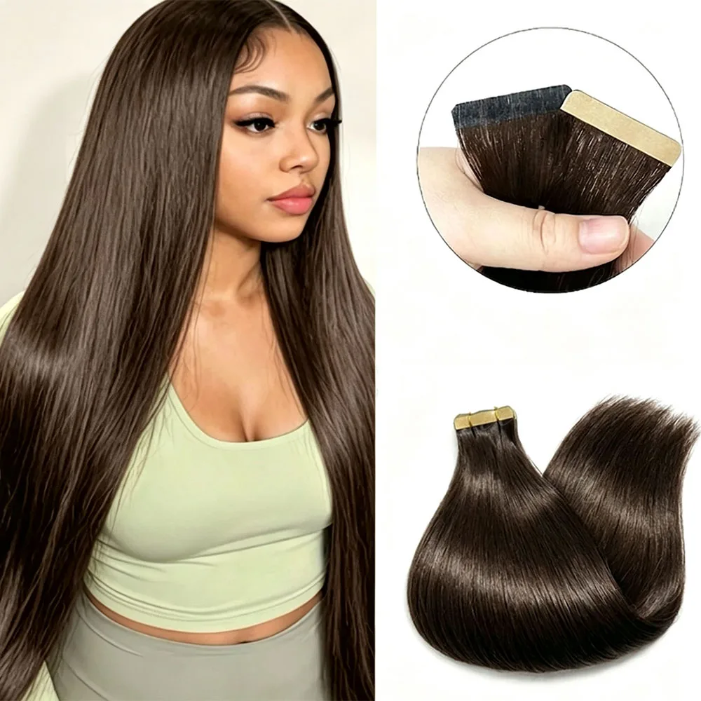 100% Straight Tape in Hair Extensions Human Hair 18 24 Inch Natural Black Skin PU Invisible Seamless Real Tape Human Hair Fro Women
100% Straight Tape in Hair Extensions Human Hair 18 24 Inch Natural Black Skin PU Invisible Seamless Real Tape Human Hair Fro Women
