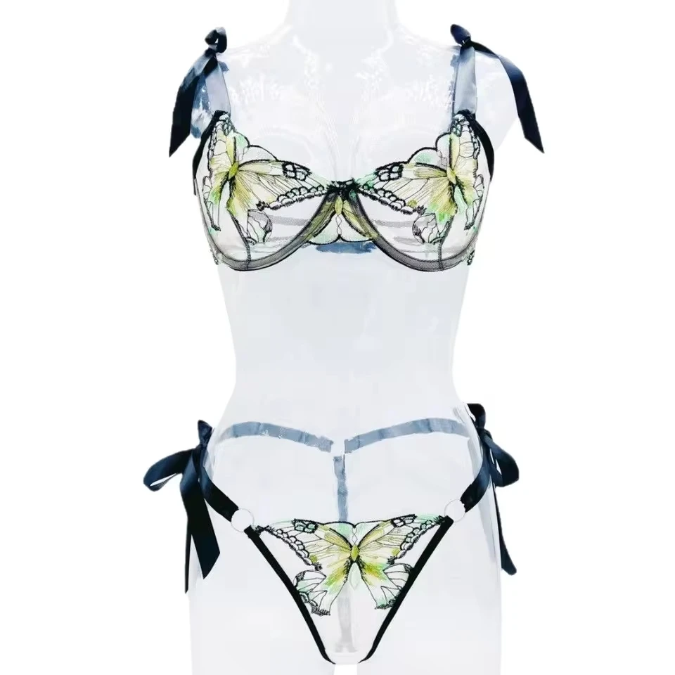 Western Style Mesh Embroidery See Through Seductive Bra Womens Erotic Erotic Womens Erotic Sexy Lingerie Set
Western Style Mesh Embroidery See Through Seductive Bra Womens Erotic Erotic Womens Erotic Sexy Lingerie Set