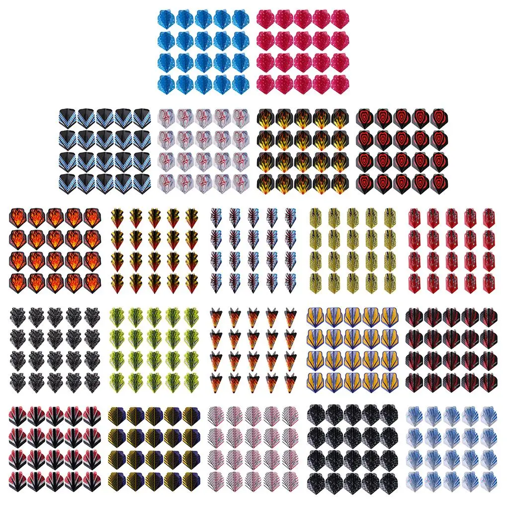 Set 20 Standard Flights Professional Durable PET Tail Wing
Set 20 Standard Flights Professional Durable PET Tail Wing