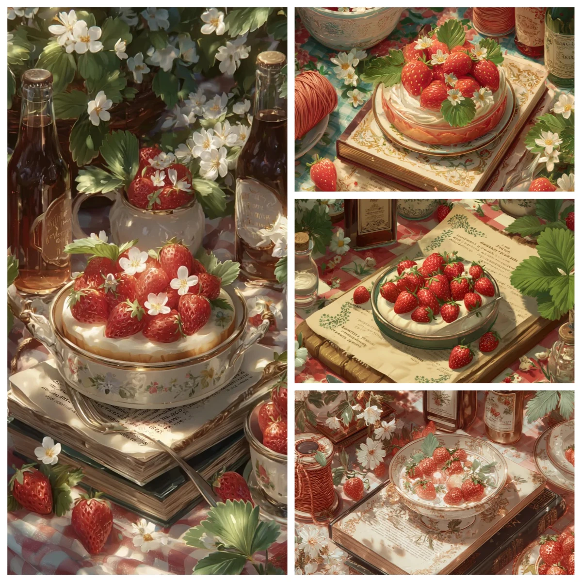 1000PCS Summer Strawberry Picnic Jigsaw Puzzle, Whimsical Dessert Scene Educational Games Colorful Puzzles Gifts Home Decor
1000PCS Summer Strawberry Picnic Jigsaw Puzzle, Whimsical Dessert Scene Educational Games Colorful Puzzles Gifts Home Decor