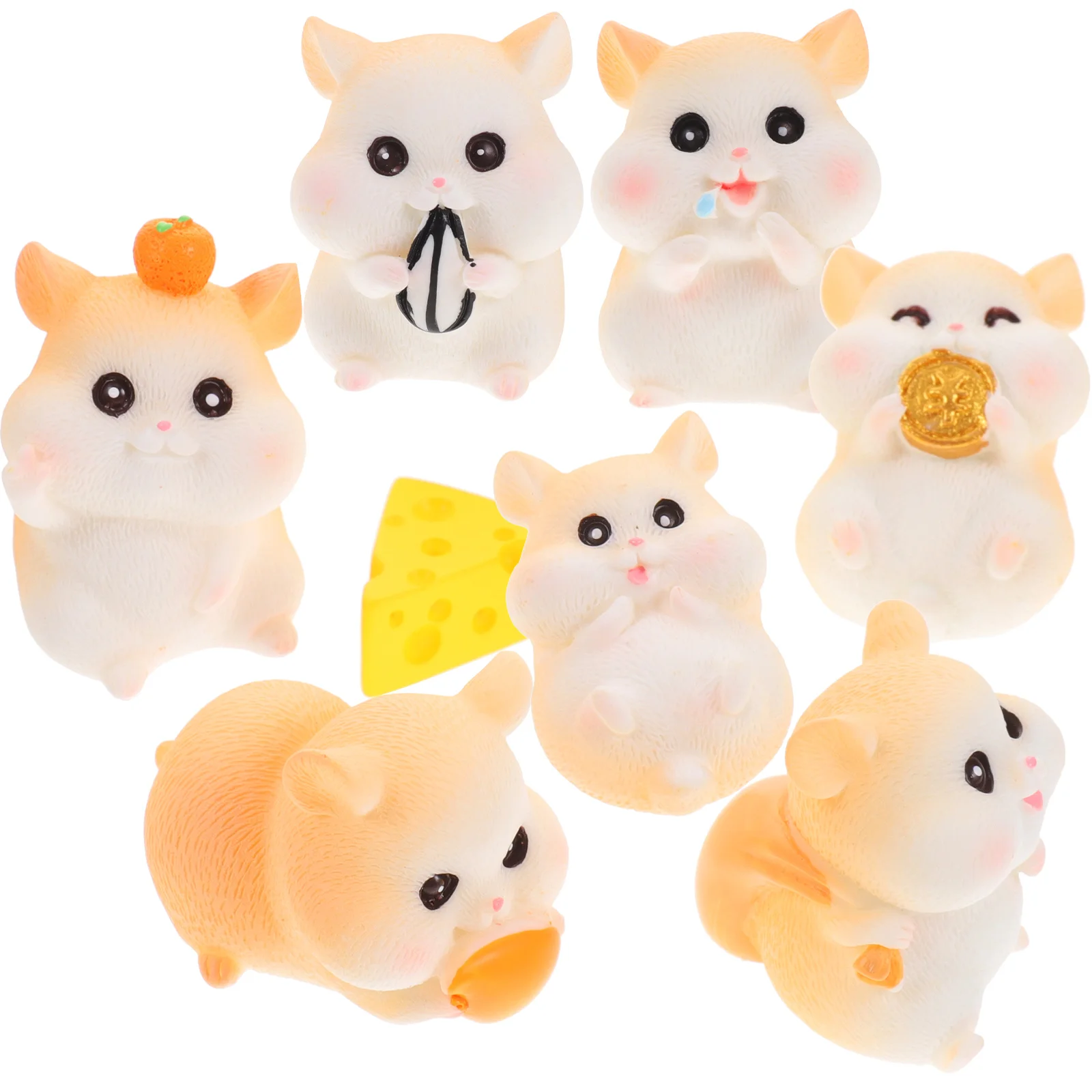 1 set Hamster Figurines Resin Craft Decor Smooth Surface Mini Desktop Toy Realistic Animal Statues Garden Ornament
1 set Hamster Figurines Resin Craft Decor Smooth Surface Mini Desktop Toy Realistic Animal Statues Garden Ornament