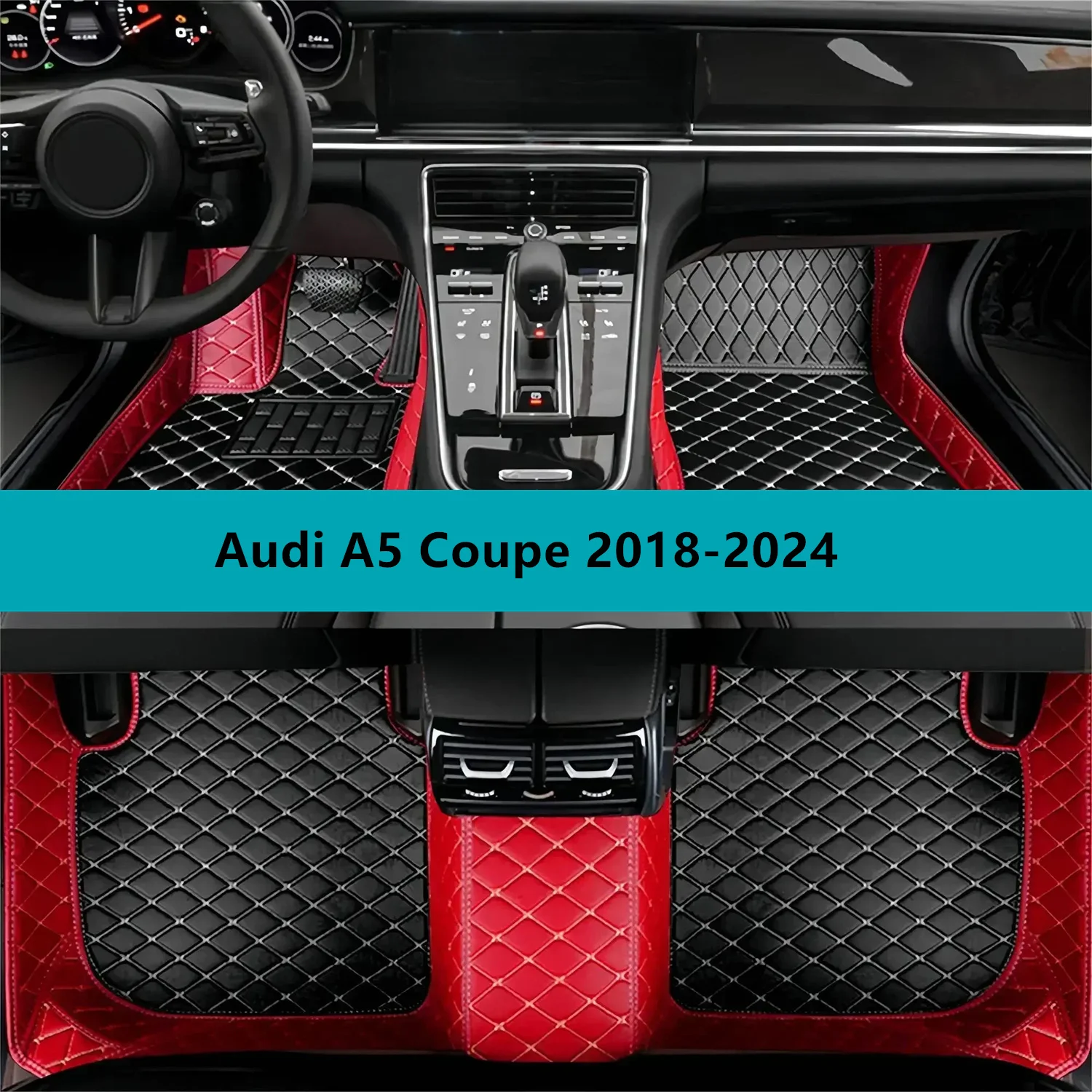 Полный комплект автомобильных ковриков для Audi A5 Coupe 2018-2024, кожаные коврики для автомобилей, коврики, автомобильные аксессуары
Полный комплект автомобильных ковриков для Audi A5 Coupe 2018-2024, кожаные коврики для автомобилей, коврики, автомобильные аксессуары