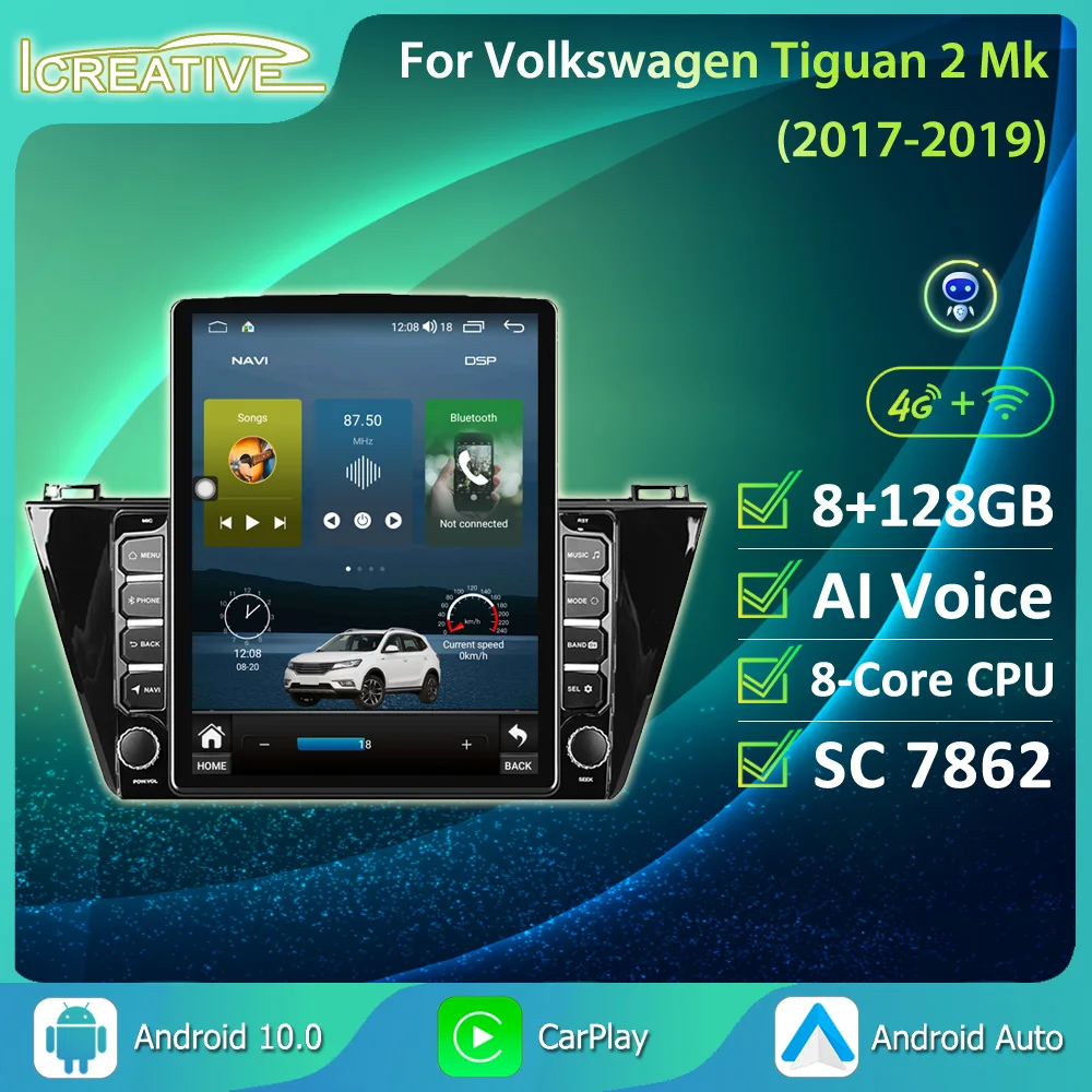 Автомобильный радиоприемник 9,7 дюймов Android 10 для Volkswagen Tiguan 2 Mk 2016 - 2021 мультимедийный видеоплеер GPS стерео Carplay DSP RDS автомобильный DVD
Автомобильный радиоприемник 9,7 дюймов Android 10 для Volkswagen Tiguan 2 Mk 2016 - 2021 мультимедийный видеоплеер GPS стерео Carplay DSP RDS автомобильный DVD