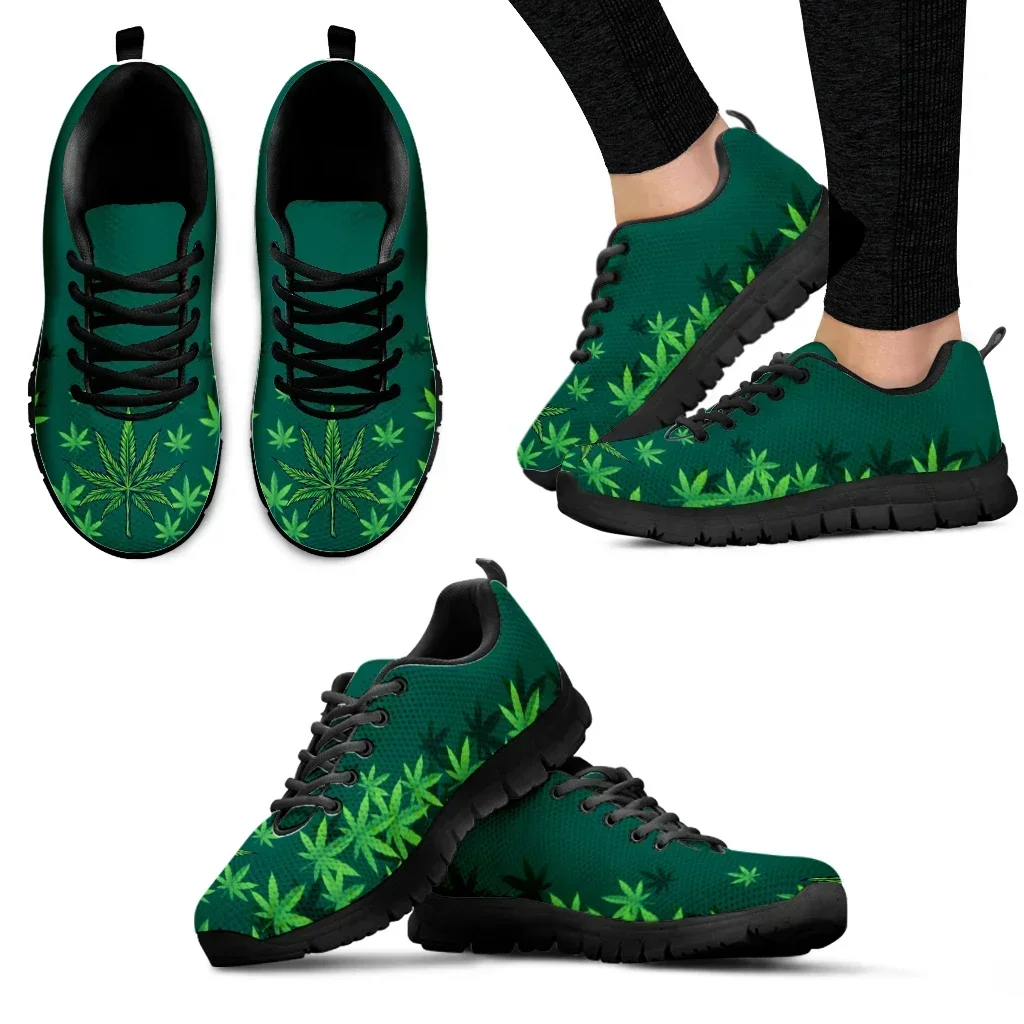 Spring Autumn Soft Warm Flat Shoes Green Weed Leaves 3D Printed Women Casual Sneakers Lace up Footwear Zapatillas
Spring Autumn Soft Warm Flat Shoes Green Weed Leaves 3D Printed Women Casual Sneakers Lace up Footwear Zapatillas