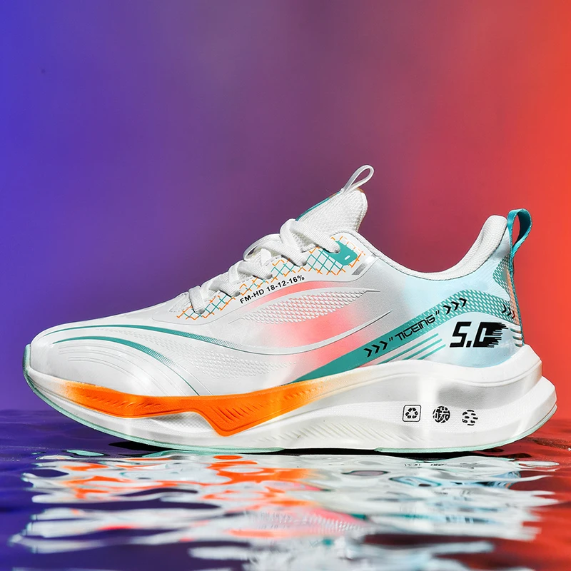 Men Women Breathable Athletic Sneakers Rotating Buckle Carbon Plate Non Slip Jogging Outdoor Footwear
Men Women Breathable Athletic Sneakers Rotating Buckle Carbon Plate Non Slip Jogging Outdoor Footwear