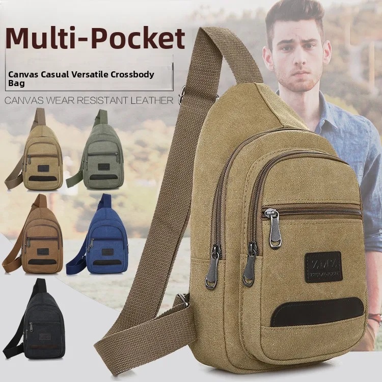 Casual Canvas Crossbody Bag for Men Business Money Collection Single Shoulder Chest Bag Leisure Waist Bag Sport Youth Pure Color
Casual Canvas Crossbody Bag for Men Business Money Collection Single Shoulder Chest Bag Leisure Waist Bag Sport Youth Pure Color