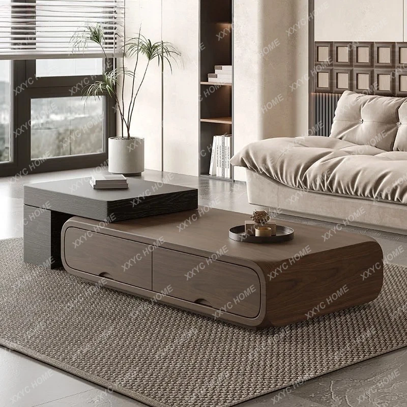 Walnut coffee table household telescopic modern simple antique TV cabinet
Walnut coffee table household telescopic modern simple antique TV cabinet