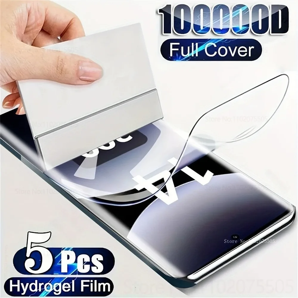 5Pcs Full Cover Hydrogel Film for Xiaomi 12 Pro 12S Ultra 13 Ultra 13 Lite Mi 11 Ultra 10S HD Soft Screen Protector 15 Pro 14Pro
5Pcs Full Cover Hydrogel Film for Xiaomi 12 Pro 12S Ultra 13 Ultra 13 Lite Mi 11 Ultra 10S HD Soft Screen Protector 15 Pro 14Pro