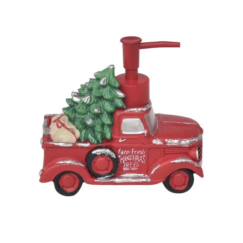 Red Christmas Truck Polyresin Soap Dispenser
Red Christmas Truck Polyresin Soap Dispenser