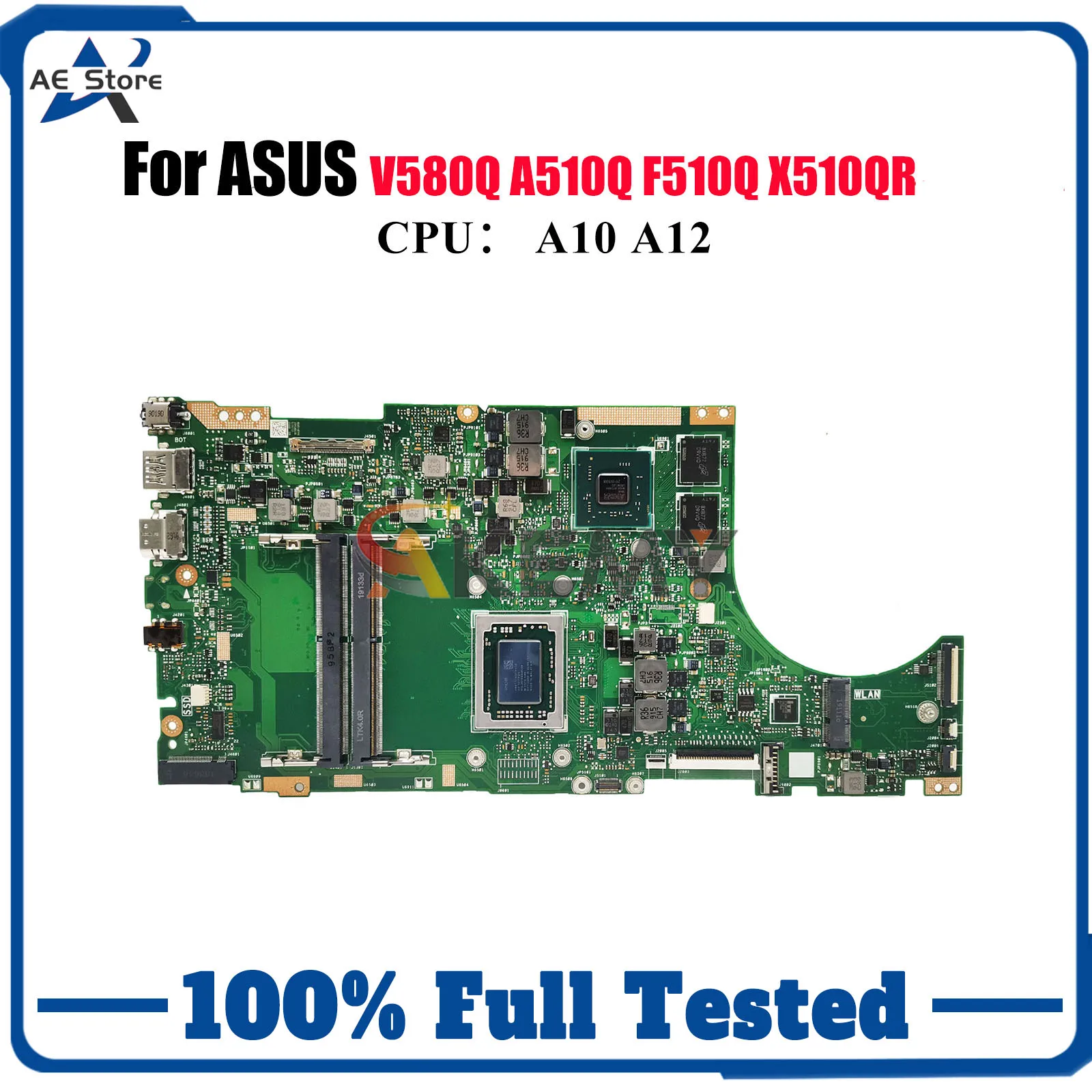 X510QR Материнская плата для ноутбука ASUS VivoBook V580Q X510Q X510QR F510Q A510Q Материнская плата для ноутбука с процессором A10 A12 100% tests OK stk
X510QR Материнская плата для ноутбука ASUS VivoBook V580Q X510Q X510QR F510Q A510Q Материнская плата для ноутбука с процессором A10 A12 100% tests OK stk