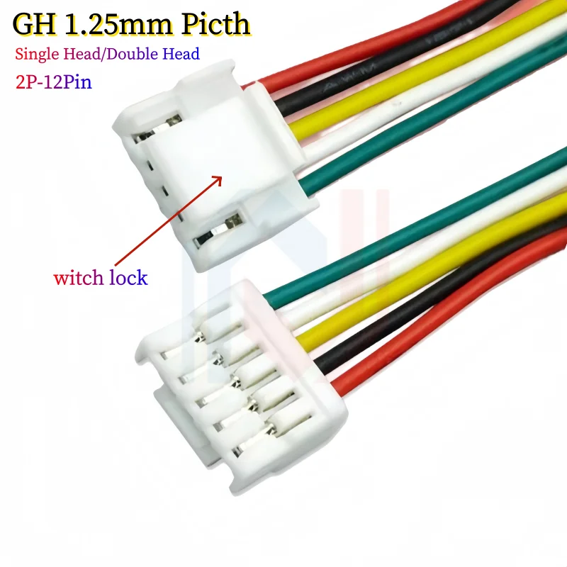 Кабели GH1.25 1.25 мм с замком 15 см
Кабели GH1.25 1.25 мм с замком 15 см