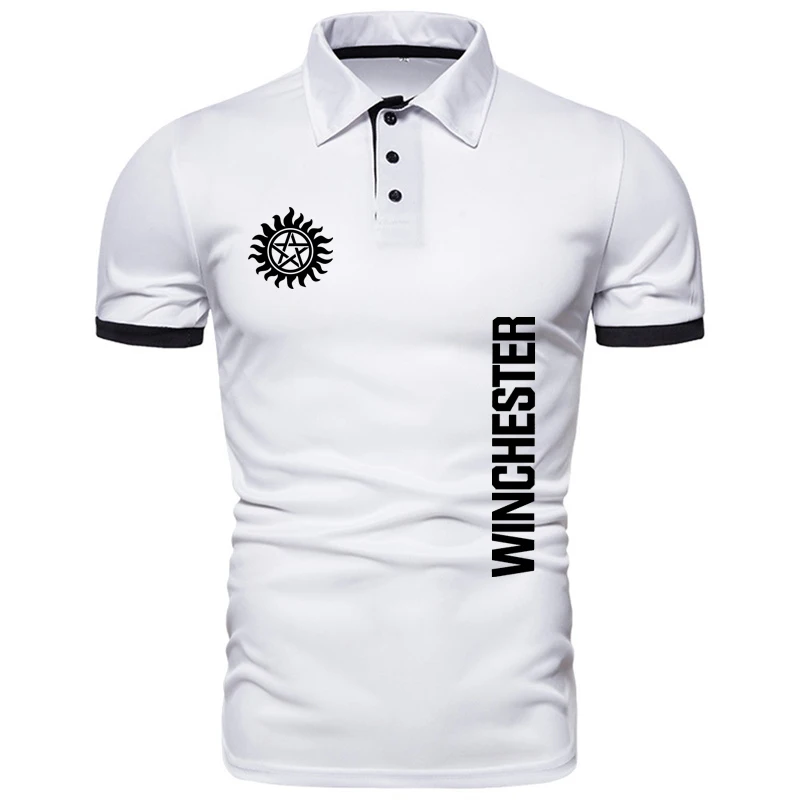 New fashion loose men's golf shirt Winchester logo printed summer cotton Harajuku men's POLO shirt High-quality Tees top
New fashion loose men's golf shirt Winchester logo printed summer cotton Harajuku men's POLO shirt High-quality Tees top